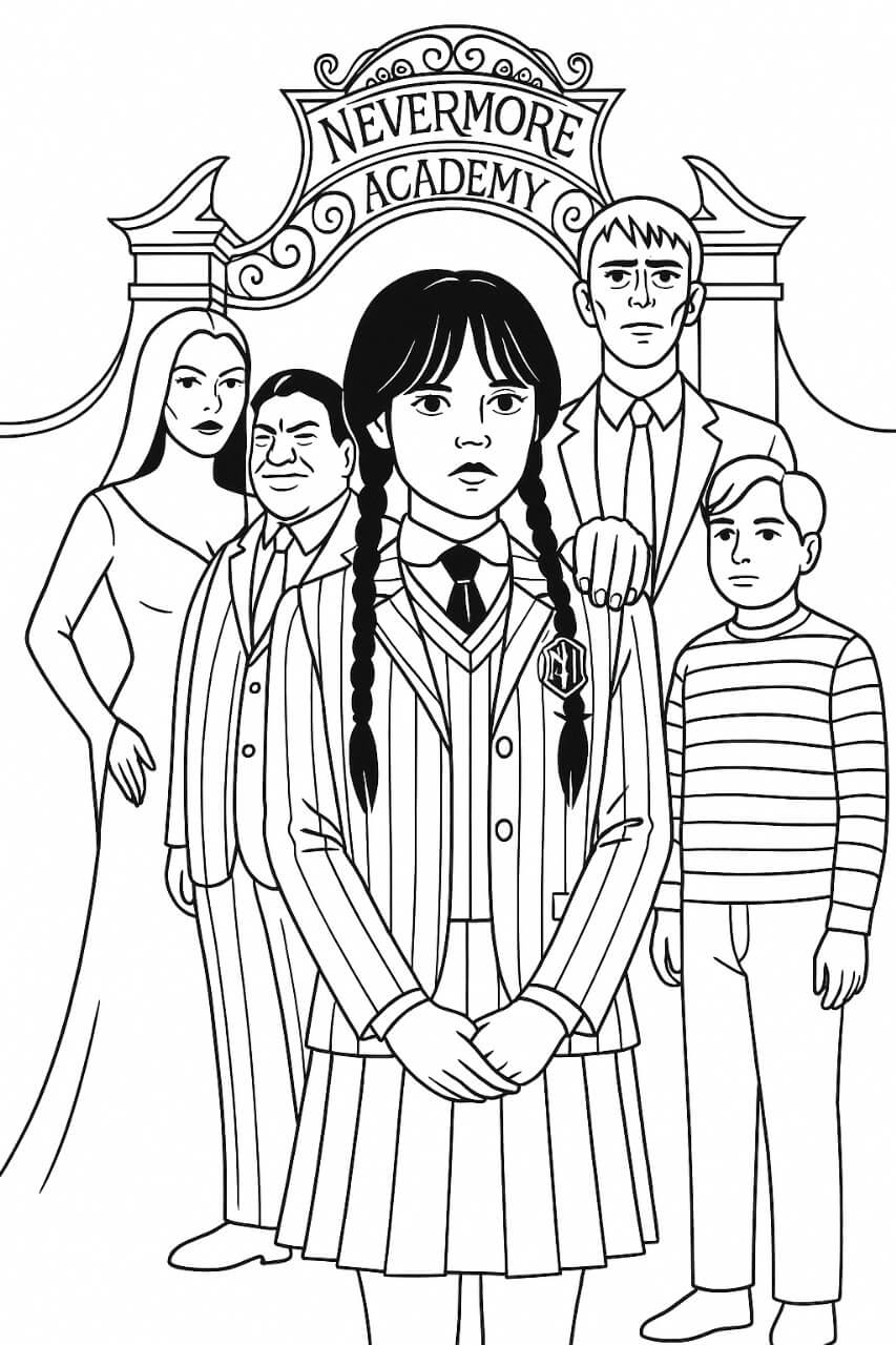 Exemplo de arte sketch de Halloween