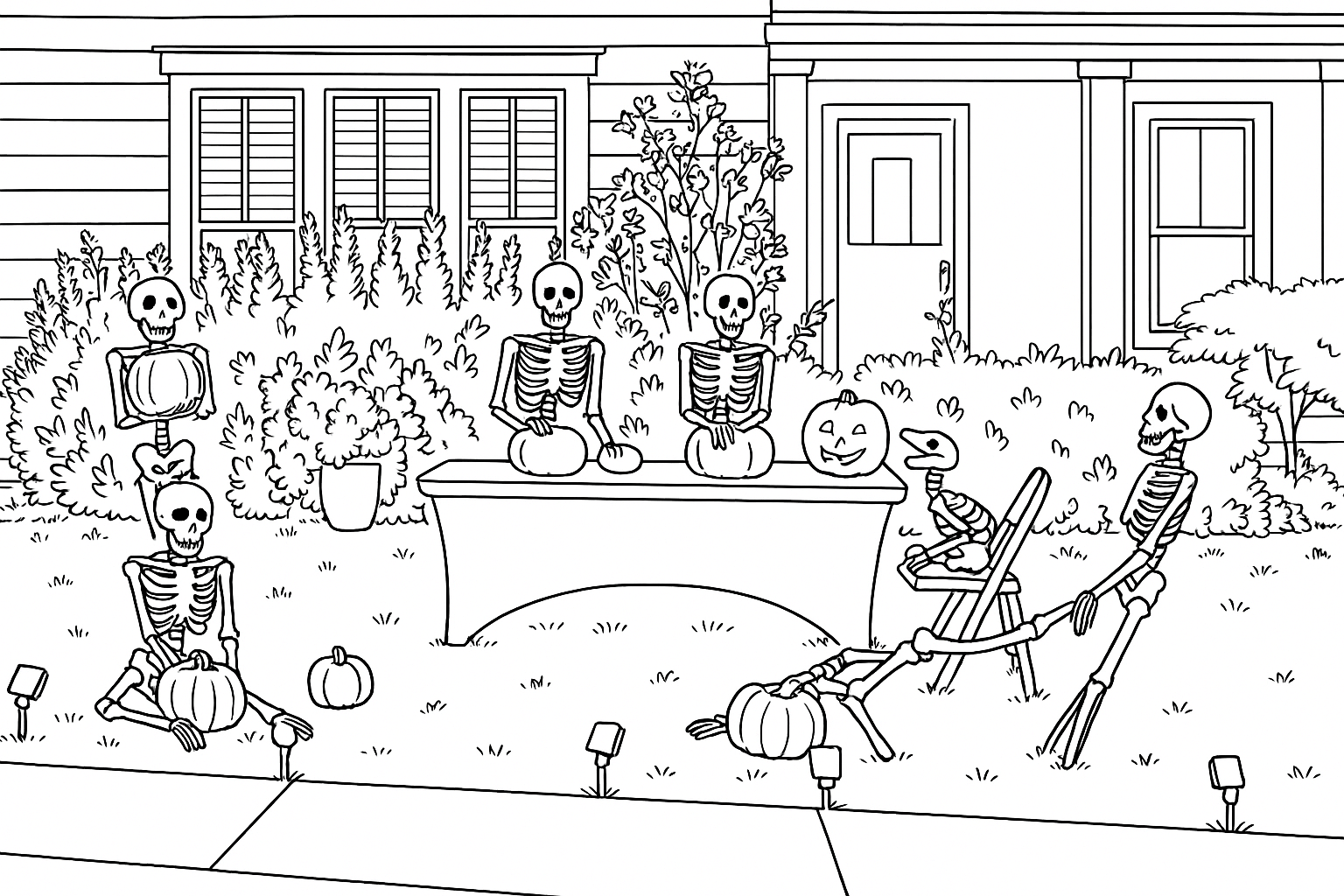 Halloween: coloring pages, custom sketch art and complete guide
