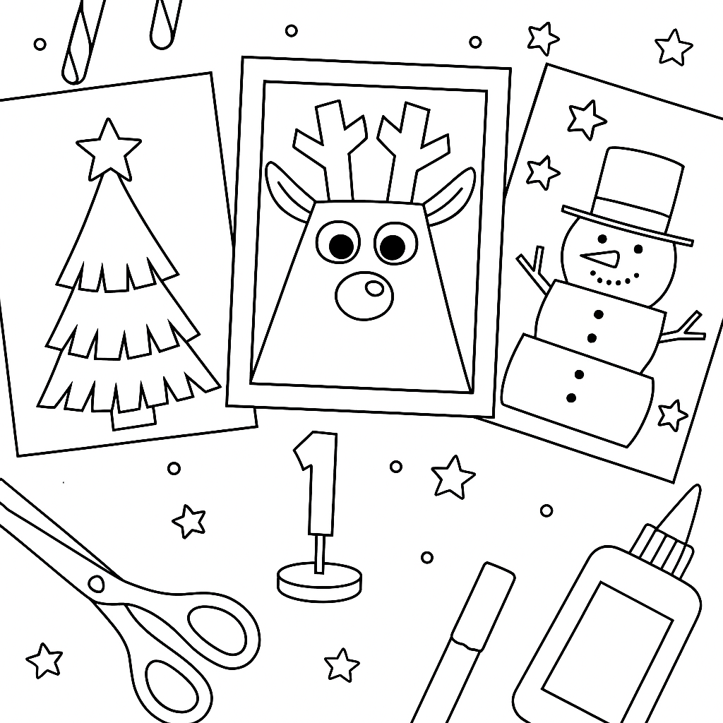Desenhos de Natal para Colorir: Ideias Criativas e Presentes Personalizados, image size:1024x1024