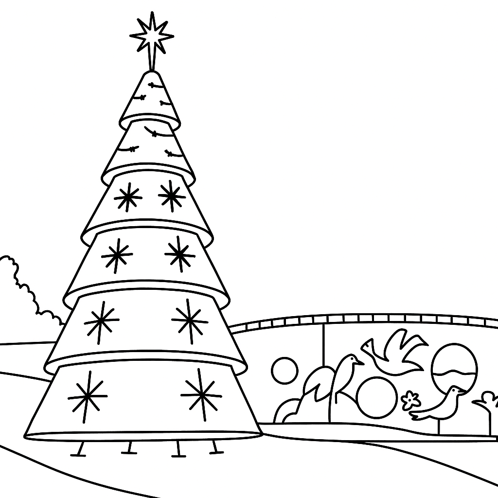 Desenhos de Natal para Colorir: Ideias Criativas e Presentes Personalizados, image size:1024x1024