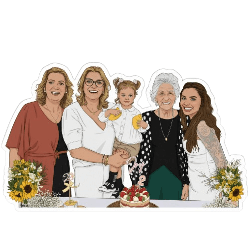 Custom sticker example